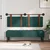 Vidaxl Visoki naslon za glavo Temno zelena 130 x 55 x 5 cm Antikni PU