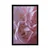 Plakat nageljnovi cvetovi - 30x45 black