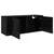 Zidni TV ormar set Zidne 3 pcs Crni hrast 100 x 34,5 x 40 cm