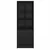 Highboard s ladicama Crni hrast 45,5 x 34 x 127 cm