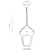 Lessentiel Maison Spoljna lampa BFE-68185-BSY, 50 cm, Viseća, IP65, E27, 60W, Crna