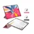 Maska na preklop Tablet Stripes Samsung Tab S9 Ultra/ X910, Roze