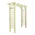 Pergola ravna 210x72x210
