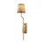 Opviq Zidna lampa Lumora-15334, 16x22x72cm, IP20, Zlatno-smeđa boje