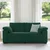 vidaXL Dvosed temno zelen 180x77x82 cm žamet