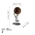 Aberto Design Dekorativna figura Atlas, Bela