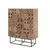 Hanah Home Komoda Quantum 93x115x36cm Bež-Crna