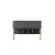 Hanah Home Komoda Luxe 120x80x30cm Zlatno-Antracit