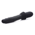 Master Series 10X Thrust Master Vibrating and Thrusting Dildo with Handle Black