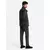 Ombre Mens short double-breasted coat with wool - graphite
