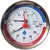 shumee Termomanometer 6 bar 120°C zadnji vhod 1/2”