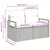 Set sofe 5 pcs Crna i Tirkizna poliratan