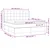 vidaXL Box spring postelja z vzmetnico LED sv. siva 160x200 cm blago