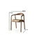 Hanah Home PA 023 Stolica, Svetlo braon