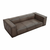 Rjava usnjena zofa 227 cm Madame - Windsor & Co Sofas