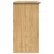 Vidaxl Strani šal BODO Medeno rjava 115,5 x 44 x 80 cm Konstruiran les