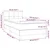Vidaxl Box spring postelja z vzmetnico krem 90x200 cm blago