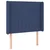 LED uzglavlje plavo 93 x 16 x 118/128 cm od tkanine