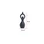 Aberto Design Vaza Lossin, 14,5x10x43 cm, Antracit