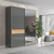 JELA Klizni plakar PK181-OG/ON - kolekcija Onyx - Antracit HG lak/Pacifik orah lak - 182x224x61 cm