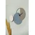 Wallity Zidni sat Myk2097-20, 47x31 cm, Plavo-bež