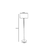Aberto Design Podna lampa Hasir, 162 cm, E27, IP20, Crna