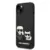 KARL LAGERFELD Futrola za iPhone 14 Black MagSafe Liquid Silicone Karl and Choupette
