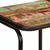 Vidaxl Barski stolčki 4 črni 46x35,5x70 cm trden predelan les