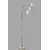 Aberto Design Podna lampa Badi 3, 170 cm, E27, Zlatne boje