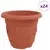 Okrugla saksija za cveće 24 pcs Crvena cigla O 34 x 28 cm