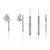 HUAWEI slušalke AM116 (s 3.5 vtičem z gumbom za nastavitev glasnosti), bele