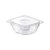 ARAVEN Gastronorm posoda GN 1/6, polikarbonat, globina: 65 mm, prostornina: 1 l