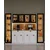 Hanah Home Nero Quad vitrina za kafe kutak sa LED osvetljenjem 240 × 190 × 44 cm, bela