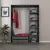 Hanah home Ormar Kale 135x190x52cm Crni