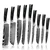 Kuhinjski nož BL-29419 - Kiritsuke / Crna / Smeđa KP29419
