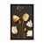 Plakat tulipani z zlatim motivom - 20x30 no frame