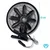Carcommerce Avtomobilski ventilator 12V s sponko za vžigalnik, velik