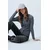 Trend Alacati Stili Ženska bluza Alc-X14400, Siva