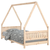 shumee Otroški posteljni okvir s predali 90x190 cm trdna borovina