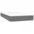 Krevet box spring s madracem tamnosivi 120 x 190 cm tkanina