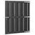 Vidaxl Vrtna vrata WPC 100x112 cm siva