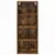 Vidaxl Viseča omarica Dimljeni oreh 40 x 29,5 x 100 cm Konstruiran les