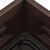Vidaxl Visoka greda PP mocha 43x43x35 cm