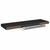 Plutajuće zidne police 4 kom crne 80 x 23,5 x 3,8 cm MDF
