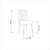 Hanah Home Trpezarijska stolica Vina Sandalye 869VEL5180