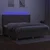 Vidaxl Box spring postelja z vzmetnico LED taupe 200x200 cm blago