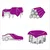 Cerada antracit 2,5x3,5 m 650 g/m2