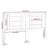 Vidaxl Posteljno vzglavje 156x4x100 cm trdna borovina