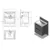 WAVE Vanity Unit 60x65x47,8cm, bela/ hrast Alabama - Bela; rjava - 60x65x48 cm - Sapho - WAVE - 24 - MDF/laminat - 600 - 650 - 480 - 14
