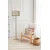 Aberto Design Podna lampa Petek, 162 cm, E27, Zlatne boje
